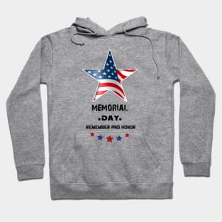 Memorial Day American flag . Happy Memorial Day party Hoodie